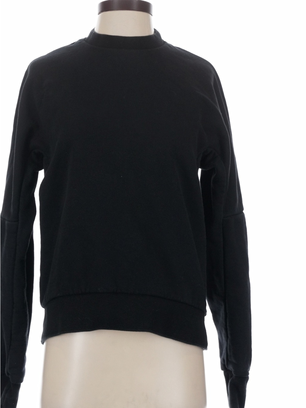 Women's Black Crewneck Sweatshirt
